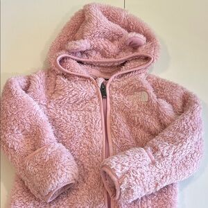 The North Face - Pink Sherpa, eyelash fleece, car snowsuit